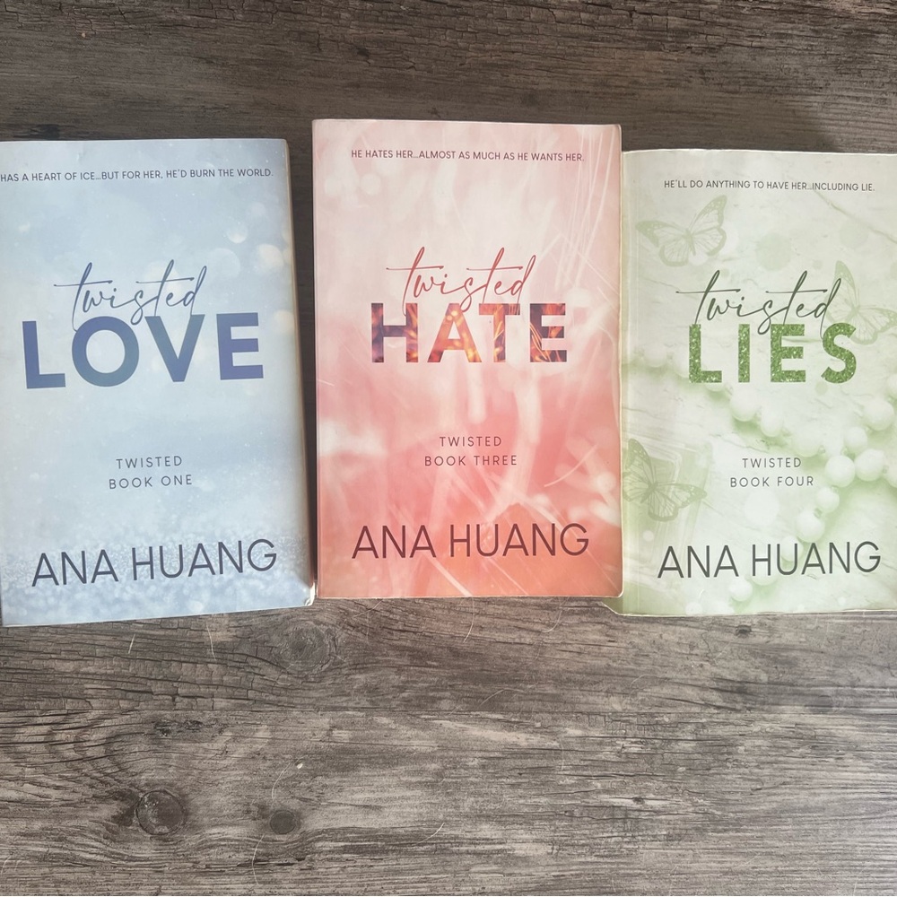 Twisted Series Book Set - Blue, Pink, Green